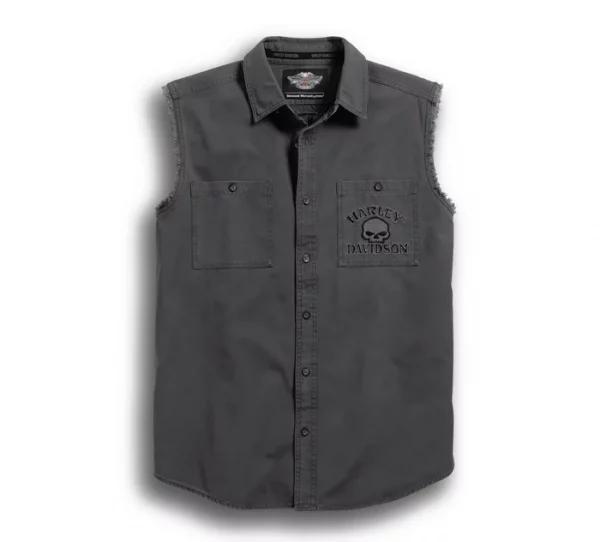 ÁO SƠ MI BA LỖ BLOWOUT CHÍNH HÃNG HARLEY DAVIDSON -99029-17VM- SIZE S, M - Hình ảnh 3