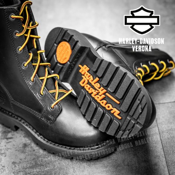 GIÀY DA NAM BEASON CHÍNH HÃNG HARLEY DAVIDSON MÀU ĐEN- D93708
